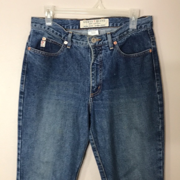 Vintage Guess high waisted bootcut denim jeans ladies size 29 - Picture 3 of 12